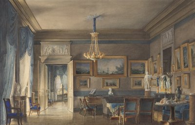 A Salon in the Empire Taste by Hilaire Thierry